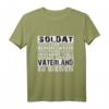 Soldat der Bundeswehr stolz Vaterland zu dienen T-Shirt  Patriotisches Militärdesign als Geschenk für Soldaten, Armee & Panzer Fans