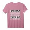 Soldat der Bundeswehr stolz Vaterland zu dienen T-Shirt  Patriotisches Militärdesign als Geschenk für Soldaten, Armee & Panzer Fans