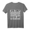 Soldat der Bundeswehr stolz Vaterland zu dienen T-Shirt  Patriotisches Militärdesign als Geschenk für Soldaten, Armee & Panzer Fans