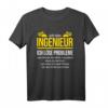 Ingenieur Ich Löse Probleme Maschinenbau T-Shirt  Lustiges Motiv für Ingenieure & Studenten