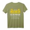 Ingenieur Ich Löse Probleme Maschinenbau T-Shirt  Lustiges Motiv für Ingenieure & Studenten