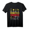 100% Robotik Ingenieur Wissenschaft Engineering T-Shirt  Perfektes Geschenk für Technik- und Robotik-Fans zu Weihnachten, Vatertag & mehr