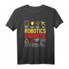 100% Robotik Ingenieur Wissenschaft Engineering T-Shirt  Perfektes Geschenk für Technik- und Robotik-Fans zu Weihnachten, Vatertag & mehr
