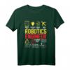 100% Robotik Ingenieur Wissenschaft Engineering T-Shirt  Perfektes Geschenk für Technik- und Robotik-Fans zu Weihnachten, Vatertag & mehr