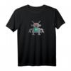 Lustiges HapBunny T-Shirt mit Roboter im Pixel Art Stil - Perfekt für Science-Fiction und Pixel Fans