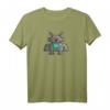 Lustiges HapBunny T-Shirt mit Roboter im Pixel Art Stil - Perfekt für Science-Fiction und Pixel Fans