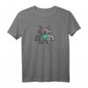 Lustiges HapBunny T-Shirt mit Roboter im Pixel Art Stil - Perfekt für Science-Fiction und Pixel Fans