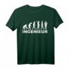 Ingenieur Evolution T-Shirt für Ingenieure und Technikliebhaber  Klassisch geschnitten, ideal für Beruf & Studium