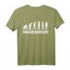 Ingenieur Evolution T-Shirt für Ingenieure und Technikliebhaber  Klassisch geschnitten, ideal für Beruf & Studium