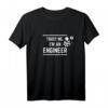 Trust me I'm an Engineer - Lustiges Ingenieur T-Shirt Geschenk für Mathe Nerds, Problemlöser & Technikfans zum Geburtstag oder Abschluss