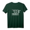 Trust me I'm an Engineer - Lustiges Ingenieur T-Shirt Geschenk für Mathe Nerds, Problemlöser & Technikfans zum Geburtstag oder Abschluss