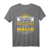 Herren Maler Shirt Geschenk für Malermeister & Gesellen - Lustiges Fun T-Shirt für Handwerker zum Geburtstag & Weihnachten