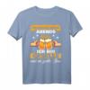 Ausbildung Bestanden Morgens Müde abends Blau Geselle T-Shirt  Humorvolles Geschenk für Gesellen und Handwerker