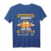 Ausbildung Bestanden Morgens Müde abends Blau Geselle T-Shirt  Humorvolles Geschenk für Gesellen und Handwerker