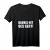 Damen Babbel Net Des Geht - Hessen Frankfurt Dialekt Bauarbeiter T-Shirt mit V-Ausschnitt, Humorvolles Geschenk für Hessen Fans & Handwerker