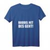 Damen Babbel Net Des Geht - Hessen Frankfurt Dialekt Bauarbeiter T-Shirt mit V-Ausschnitt, Humorvolles Geschenk für Hessen Fans & Handwerker