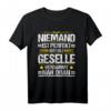 Herren Niemand Ist Perfekt Geselle 2021 Prüfung Bestanden Abschluss T-Shirt - Lustiges Geschenk für Gesellen, Azubi & Abschlussfeier