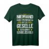Herren Niemand Ist Perfekt Geselle 2021 Prüfung Bestanden Abschluss T-Shirt - Lustiges Geschenk für Gesellen, Azubi & Abschlussfeier