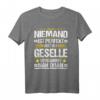 Herren Niemand Ist Perfekt Geselle 2021 Prüfung Bestanden Abschluss T-Shirt - Lustiges Geschenk für Gesellen, Azubi & Abschlussfeier