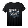 Geselle 2023 T-Shirt für bestandene Gesellenprüfung & Ausbildung  Perfektes Geschenk für Elektriker, Dachdecker, Maurer & Friseure