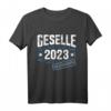 Geselle 2023 T-Shirt für bestandene Gesellenprüfung & Ausbildung  Perfektes Geschenk für Elektriker, Dachdecker, Maurer & Friseure