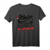 Maler-Meister mit der Rolle in den Händen - Lustiges Spruch T-Shirt für Maler, Meister & Geburtstagsgeschenk für Herren