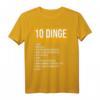Kfz Mechaniker & Autoliebhaber T-Shirt - 10 Dinge, die ich im Leben will, ideales Geschenk für Schrauber, KFZ-Meister & Motorenfans