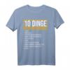 Kfz Mechaniker & Autoliebhaber T-Shirt - 10 Dinge, die ich im Leben will, ideales Geschenk für Schrauber, KFZ-Meister & Motorenfans