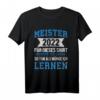 Meister 2022 T-Shirt  Meisterprüfung bestanden Geschenk für Handwerker, Fliesenleger, Elektriker, Schlosser & Mechaniker
