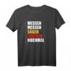 Herren Sägen Messen Fluchen Schreiner T-Shirt - Lustiges Holzhandwerk Geschenk für Gesellen, Meister & Auszubildende