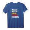 Herren Sägen Messen Fluchen Schreiner T-Shirt - Lustiges Holzhandwerk Geschenk für Gesellen, Meister & Auszubildende