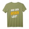 Herren Bodenleger T-Shirt mit lustigem Spruch - Perfektes Geschenk für Meister, Gesellen und Auszubildende im Beruf Arbeit