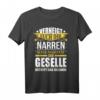 Herren Geselle Shirt - Lustiges Geschenk zur Gesellenprüfung mit Spruch 'Seine Majestät der Geselle betritt das Gelände'