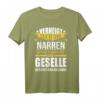 Herren Geselle Shirt - Lustiges Geschenk zur Gesellenprüfung mit Spruch 'Seine Majestät der Geselle betritt das Gelände'