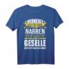 Herren Geselle Shirt - Lustiges Geschenk zur Gesellenprüfung mit Spruch 'Seine Majestät der Geselle betritt das Gelände'