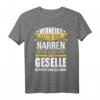 Herren Geselle Shirt - Lustiges Geschenk zur Gesellenprüfung mit Spruch 'Seine Majestät der Geselle betritt das Gelände'