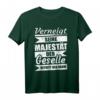 Herren Lustiges Geselle T-Shirt mit Spruch - Seine Majestät der Geselle, ideales Geschenk zur Gesellenprüfung & Abschluss