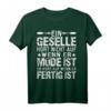 KFZ Geselle Gesellenprüfung Bestanden T-Shirt - Lustiges Handwerker Motiv für Abschluss- und Gesellenfeiern