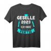 Geselle 2023 Gesellenprüfung bestanden T-Shirt - Abschlussgeschenk für Azubis, Handwerker & Lehrlinge