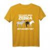 Ich Habe Mein Zebra Defragmentiert - Humorvolles Informatiker T-Shirt für Programmierer, Nerds und IT-Profis