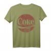 Coca-Cola Coke Enjoy Distressed Logo T-Shirt - Offiziell Lizenzierte Markenbekleidung für Fans und Trendsetter