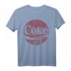 Coca-Cola Coke Enjoy Distressed Logo T-Shirt - Offiziell Lizenzierte Markenbekleidung für Fans und Trendsetter