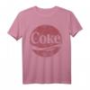 Coca-Cola Coke Enjoy Distressed Logo T-Shirt - Offiziell Lizenzierte Markenbekleidung für Fans und Trendsetter