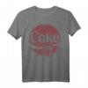 Coca-Cola Coke Enjoy Distressed Logo T-Shirt - Offiziell Lizenzierte Markenbekleidung für Fans und Trendsetter
