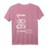 43. Geburtstag T-Shirt für Mann und Frau - Personalisiertes Geschenk 1981 für Familienmitglieder und Freunde