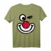 Clown Gesicht Kinder T-Shirt - Lustige Kindermode für Zirkusbesuche, klassisch geschnitten, doppelt genähter Saum