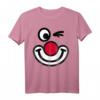 Clown Gesicht Kinder T-Shirt - Lustige Kindermode für Zirkusbesuche, klassisch geschnitten, doppelt genähter Saum