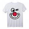 Clown Gesicht Kinder T-Shirt - Lustige Kindermode für Zirkusbesuche, klassisch geschnitten, doppelt genähter Saum