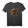 Star Wars The Mandalorian The Child Purple Circle Portrait T-Shirt  Offiziell lizenziertes Fanshirt für Star Wars Liebhaber