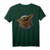 Star Wars The Mandalorian The Child Purple Circle Portrait T-Shirt  Offiziell lizenziertes Fanshirt für Star Wars Liebhaber